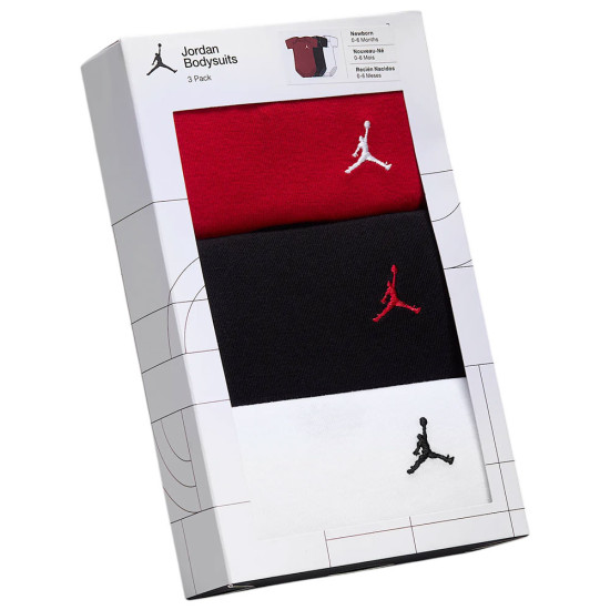 Jordan Βρεφικά φορμάκια Everyday Essentials Bodysuit 3-Pack